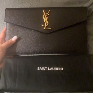 YSL uptown clutch